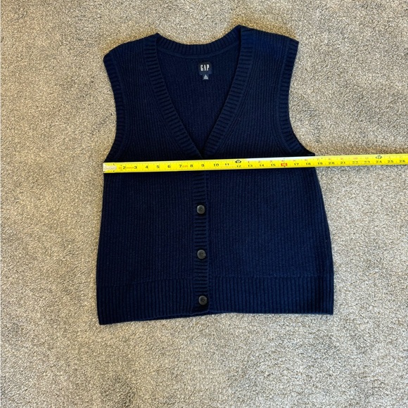 Gap Tall Knit Vest Navy - Picture 7 of 7